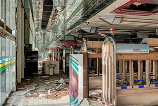 Abandoned Pachinko Parlour Emerald Interior